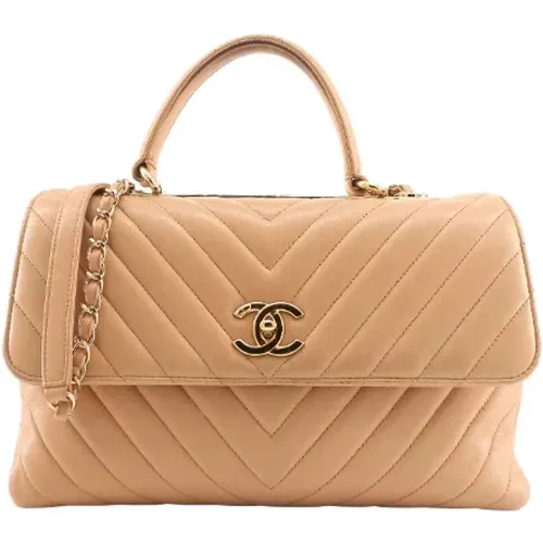 Pre-owned Leather chanel-bags , female, Sizes: ONE SIZE - Chanel Vintage - Modalova