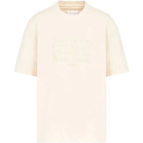 Light Cotton T-shirt with Unique Numbers , male, Sizes: 2XL, S, XL, L - Maison Margiela - Modalova