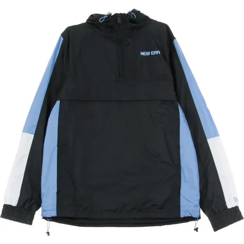 Contemporary Windbreaker Jacket Navy/White/Sky Blue , male, Sizes: L, S, M - new era - Modalova