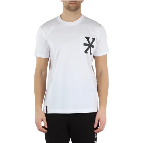 Pima Cotton Logo Print T-shirt , male, Sizes: S, L, XL, 2XL, M - Richmond - Modalova