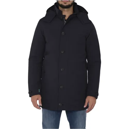 Men Jacket with Detachable Hood , male, Sizes: 3XL, XL, S, 2XL - Save The Duck - Modalova