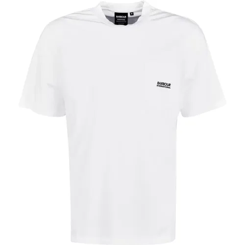 Klassisches Radok Taschen T-Shirt , Herren, Größe: 2XL - Barbour - Modalova