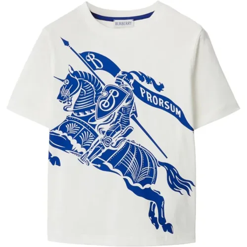 Bedruckte Equestrian Knight T-Shirts und Polos - Burberry - Modalova