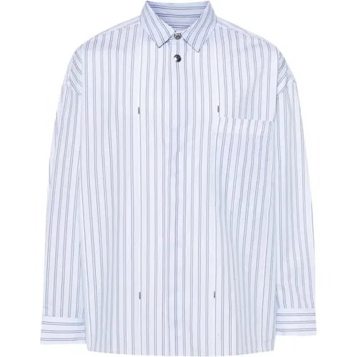 Vertical Stripe Print Shirt , male, Sizes: M, L, S - Jacquemus - Modalova