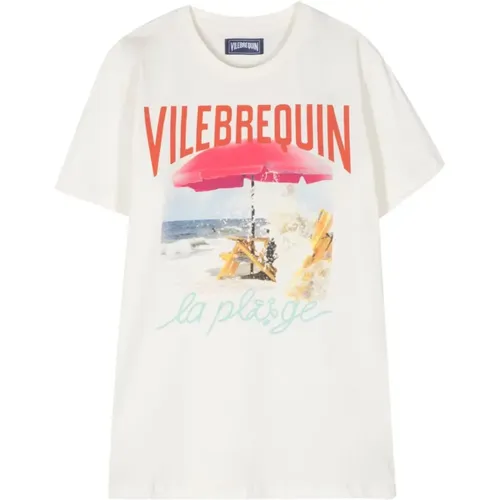 Off White Washed T-Shirt , male, Sizes: S - Vilebrequin - Modalova