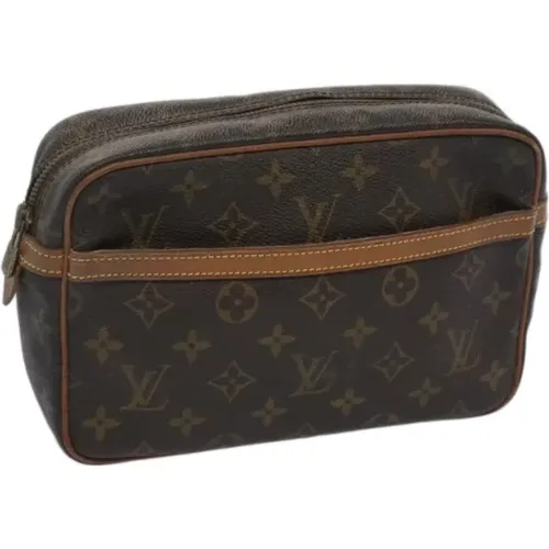 Pre-owned Canvas clutches , female, Sizes: ONE SIZE - Louis Vuitton Vintage - Modalova