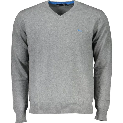 Herren Grauer Pullover , Herren, Größe: XL - Harmont & Blaine - Modalova