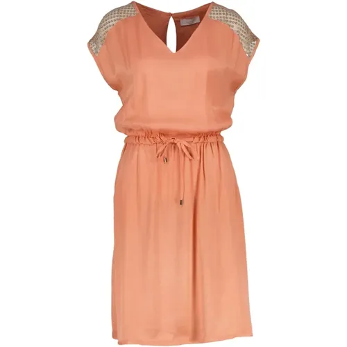 Peach MAB Dress , female, Sizes: M, S, XL - Amélie & Amélie - Modalova