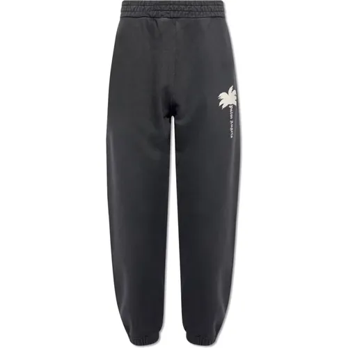 Sweatpants with logo , male, Sizes: L, M, XL - Palm Angels - Modalova