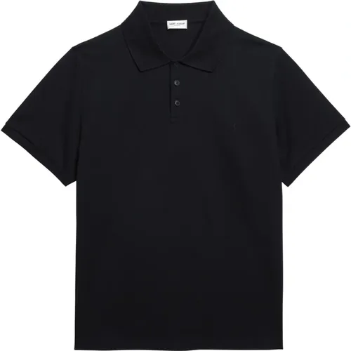 Polo Kurzarm , Herren, Größe: S - Saint Laurent - Modalova