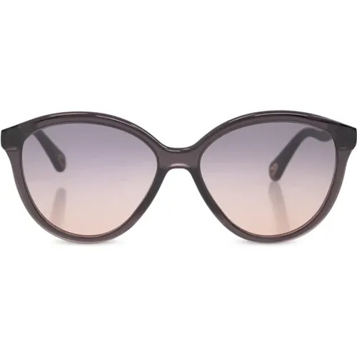 Sonnenbrillen mit graviertem Logo - Chloé - Modalova