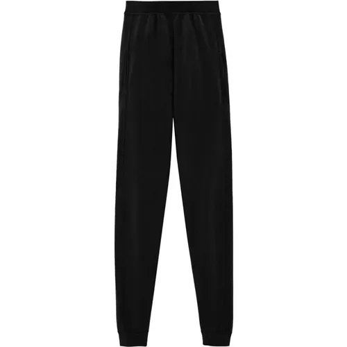 Wool Knit Leggings with Elastic Waistband and Ankle Cuffs , female, Sizes: S - Saint Laurent - Modalova