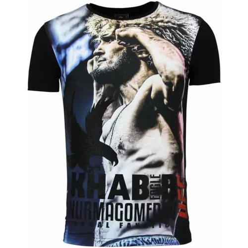 The Eagle Nurmagomedov - Herr UFC Khabib T-Shirt - F-568 - Local Fanatic - Modalova