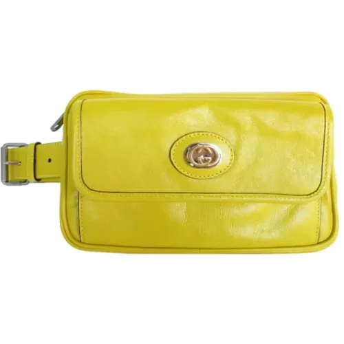 Pre-owned Leather clutches , female, Sizes: ONE SIZE - Gucci Vintage - Modalova