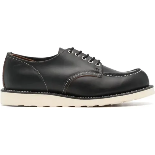 Leather Lace-Up Boots , male, Sizes: 7 UK, 7 1/2 UK, 6 1/2 UK, 9 1/2 UK - Red Wing Shoes - Modalova