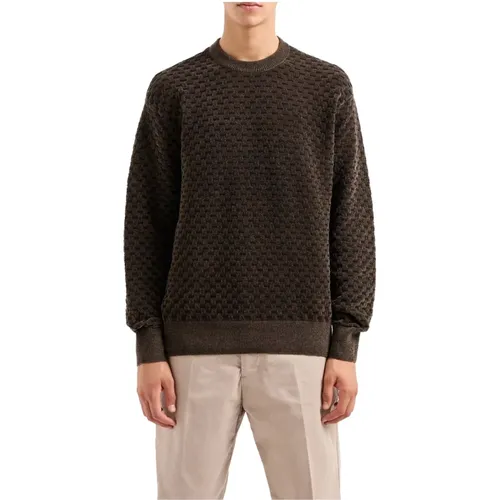 Grüner Strickpullover , Herren, Größe: XL - Emporio Armani - Modalova