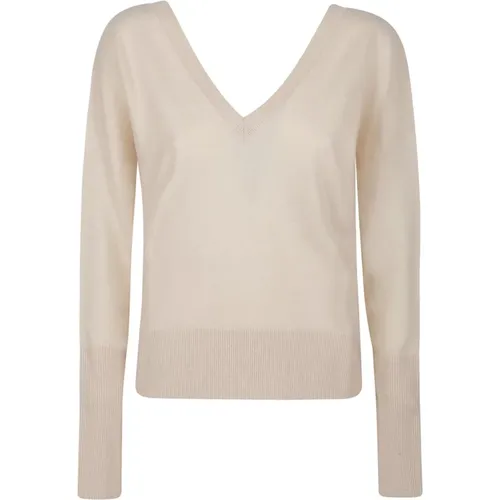 Panna V-Neck Sweater , female, Sizes: 2XS, XS - Federica Tosi - Modalova