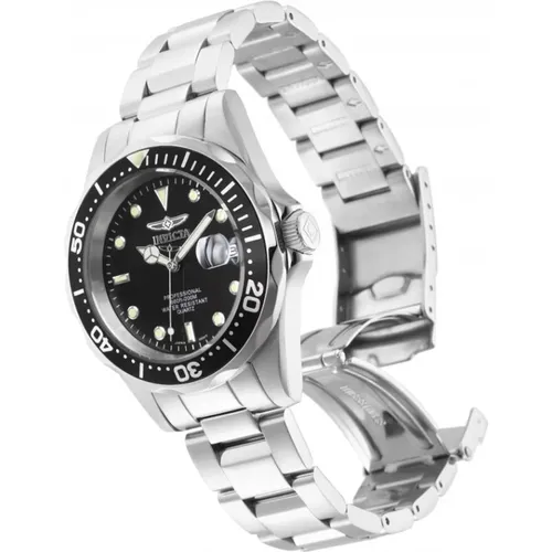 Pro Diver Quartz Watch - Black Dial , unisex, Sizes: ONE SIZE - Invicta Watches - Modalova