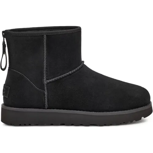 Klassische Mini Logo Reißverschluss-Stiefeletten , Damen, Größe: 37 EU - Ugg - Modalova