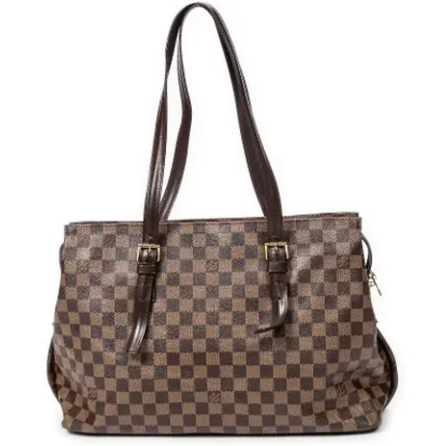 Pre-owned Canvas handbags , female, Sizes: ONE SIZE - Louis Vuitton Vintage - Modalova