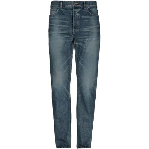Straight Jeans , male, Sizes: W34 - Celine - Modalova