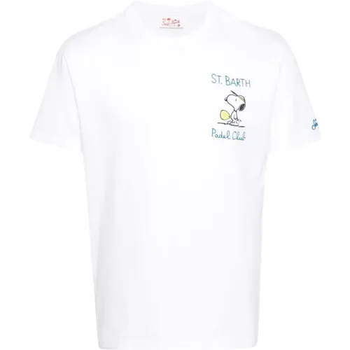 Lässiges T-Shirt für Männer , Herren, Größe: 2XL - MC2 Saint Barth - Modalova