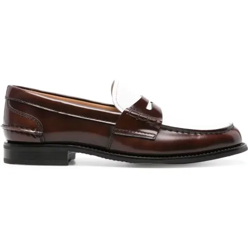 Leder Loafers mit Lackeffekt - Church's - Modalova