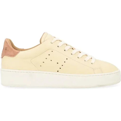 Laced Style Sneakers with Holes , female, Sizes: 6 1/2 UK, 4 UK, 8 UK, 6 UK, 5 1/2 UK, 3 UK, 5 UK, 4 1/2 UK, 7 UK - Hogan - Modalova