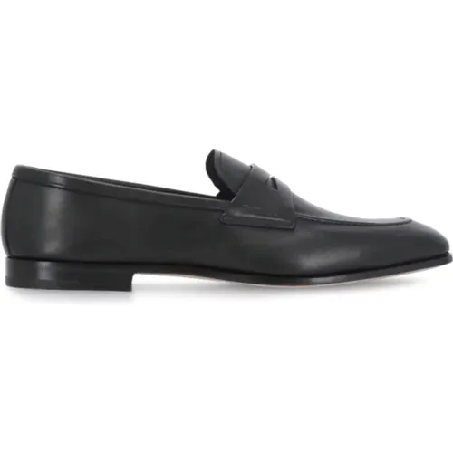 Leather Loafers with Round Toe , male, Sizes: 7 1/2 UK, 9 UK - Church's - Modalova
