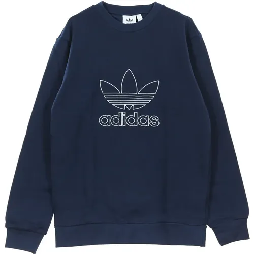 Crewneck Sweatshirt Outline Crew - Adidas - Modalova