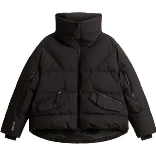 Windproof Down Jacket , female, Sizes: S, XS - Woolrich - Modalova