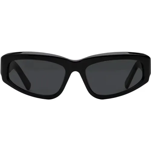 Stilvolle schwarze Sonnenbrille mit starkem Charakter , Damen, Größe: 61 MM - Retrosuperfuture - Modalova