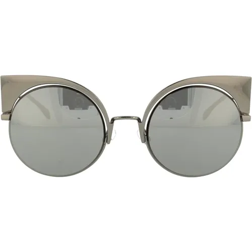 Stylish Women`s Sungles with Unique Cat Eye Shape , female, Sizes: 53 MM - Fendi - Modalova