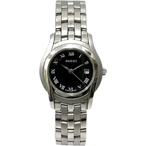 Pre-owned Stainless Steel watches , female, Sizes: ONE SIZE - Gucci Vintage - Modalova