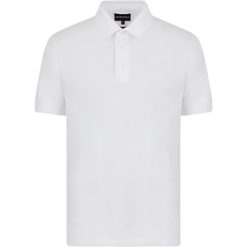 Logo Polo Jersey with Short Sleeves , male, Sizes: XL, L, 2XL, 3XL - Emporio Armani - Modalova