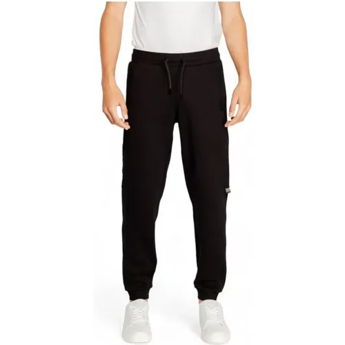 Casual Baumwollmischung Hose , Herren, Größe: S - Emporio Armani EA7 - Modalova