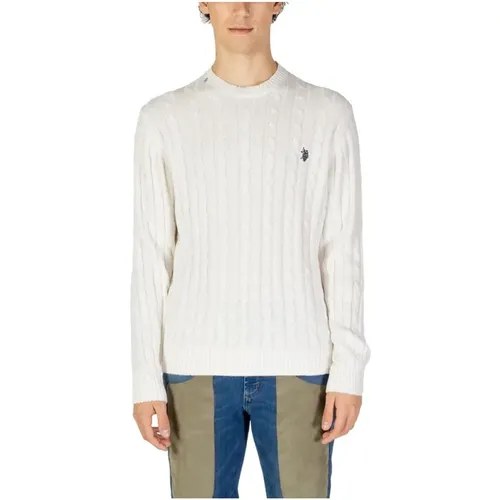 Baumwoll-Kaschmir Strickpullover , Herren, Größe: XL - U.S. Polo Assn. - Modalova