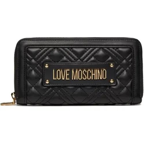 Schwarze Geldbörsen , Damen, Größe: ONE Size - Love Moschino - Modalova