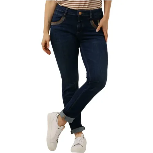 Slim Fit Naomi Shade Jeans , Damen, Größe: W29 - MOS MOSH - Modalova