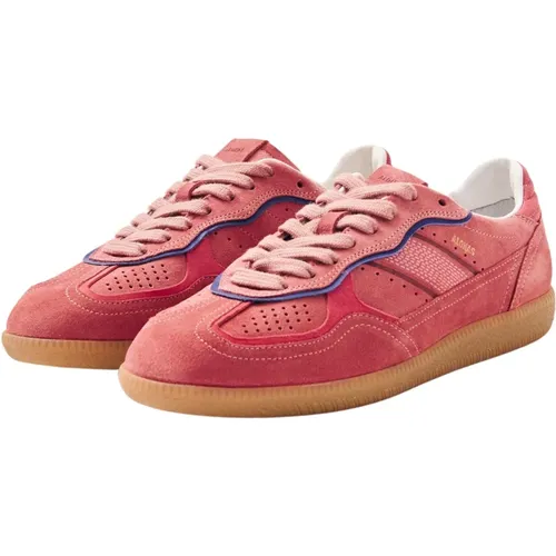 Tb.490 Rife Rosa Leder Sneakers , Damen, Größe: 42 EU - ALOHAS - Modalova