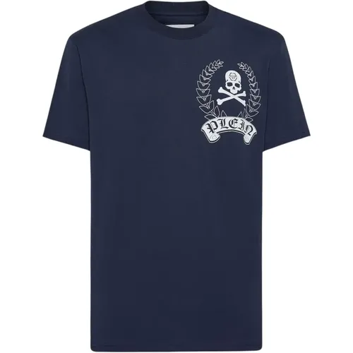 Cooles Grafik-T-Shirt Fadcmtk7353Pjy002N14 , Herren, Größe: L - Philipp Plein - Modalova