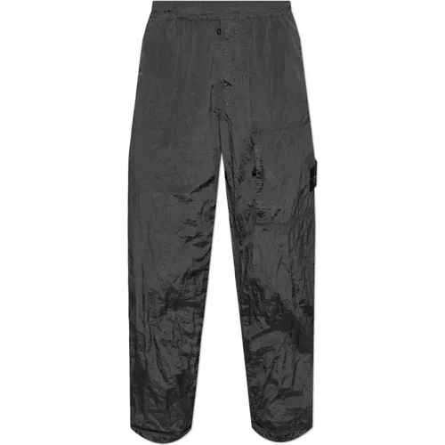 Trousers with logo , male, Sizes: W30, W31 - Stone Island - Modalova