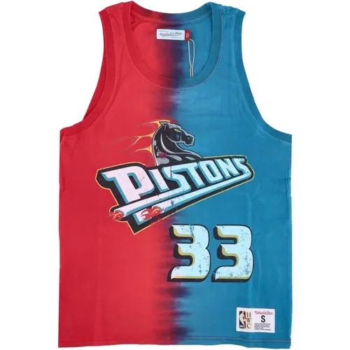 Grant Hill Detroit Pistons Tank Top , Herren, Größe: L - Mitchell & Ness - Modalova