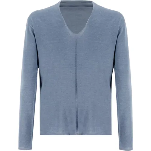 Elegant Cashmere Silk V-Neck Sweater , female, Sizes: S, M, L - Fabiana Filippi - Modalova