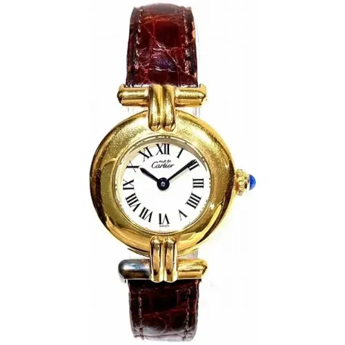 Pre-owned Metal watches , female, Sizes: ONE SIZE - Cartier Vintage - Modalova