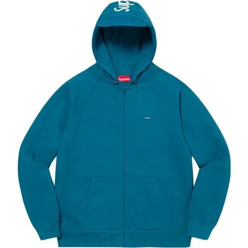 Marineblauer Zip-Up-Hoodie Limited Edition , Herren, Größe: M - Supreme - Modalova