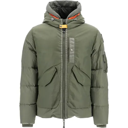 Water-Repellent Short Down Jacket , male, Sizes: L, XL - Parajumpers - Modalova