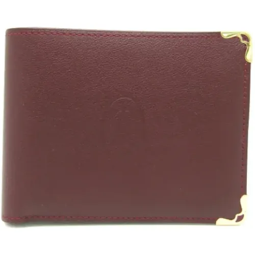 Pre-owned Leather wallets , female, Sizes: ONE SIZE - Cartier Vintage - Modalova