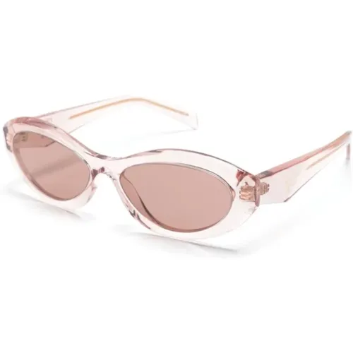 PR 26Zs 19Q10D Sunglasses , female, Sizes: 55 MM - Prada - Modalova