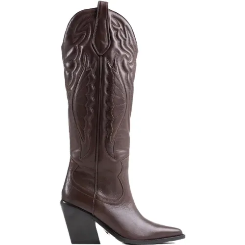 New-Kole Damen High Boot - dunkelbraun , Damen, Größe: 38 EU - Bronx - Modalova